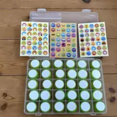 知育玩具 絵合わせセット3種類シールシート付き　30個