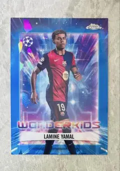 Topps Chrome Soccer ヤマル サファイア