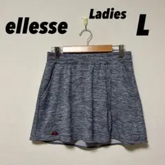 エレッセ スコート スカート テニスウェア レディース L グレー