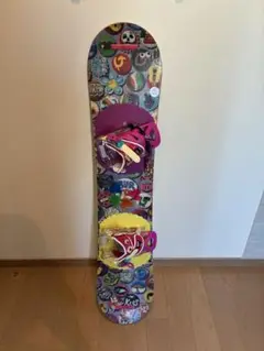 Burton スノーボード チクレット100 BURTON CHICKLET 115 キッズ 110 120スノーボードセット