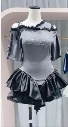 【2025ss】lillillyラグランフリルチュニック