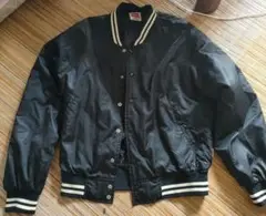 90s 00s Hanes ヘインズブラック ナイロンジャケット