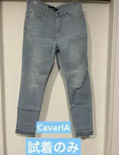 CavariA ライトブルー スキニーパンツ 44