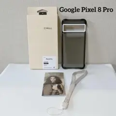 Google Pixel 8 Pro ケースクリア TPU ダークグレー