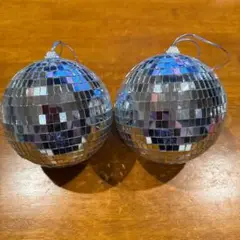 ⭐️ ミラーボール 15cm 2個 吊り下げ式 パーティー ディスコライト