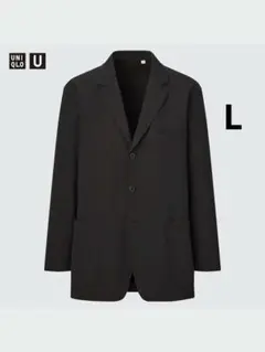 UNIQLO U　リラックスフィットテーラードジャケット　L　ブラック