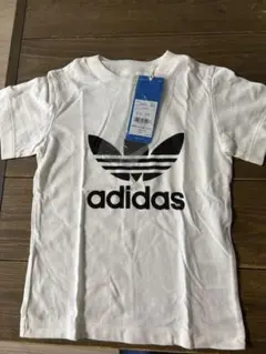 adidas ホワイト Tシャツ 100cm