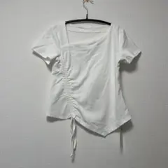 GRL アシンメトリーネックドロストトップス〈ks110〉
