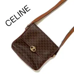 CELINE セリーヌマカダム柄 ショルダーバッグ 斜め掛け カバン レディース