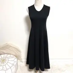 ユニクロ×Theory ウルトラストレッチフレアロングワンピース ノースリーブ