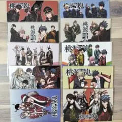 桃源暗鬼 缶バッジ アニメイト限定 特性ポストカード set