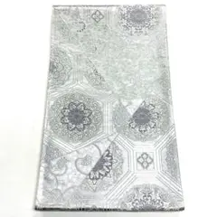 A9437 ●高級 正絹 唐織 六通 袋帯 華文 花文