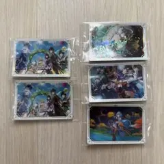原神　ウエハース　5枚セット