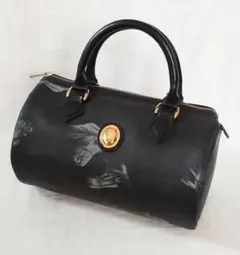 美品✨LOUVROUSE ルーブルーゼ 総柄 ハンドバッグ レザーボストン 馬柄 LOUVROUSE ルーブルーゼ ボストン バッグ PVC ヴィンテージ 馬柄