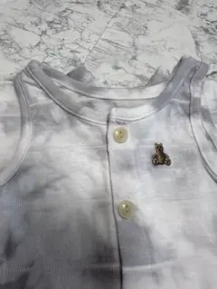 GAP タイダイロンパース クマ刺繍付き