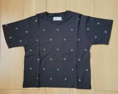 グリーンパークス　DOUBLE FLAGS　ツキ柄半袖Tシャツ　フリーサイズ