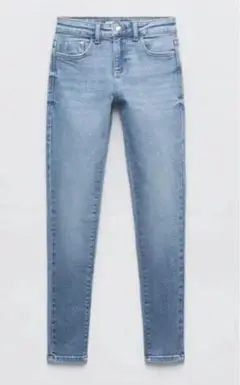 ZARA ライトブルーミッドライズスキニーデニム EUR 34