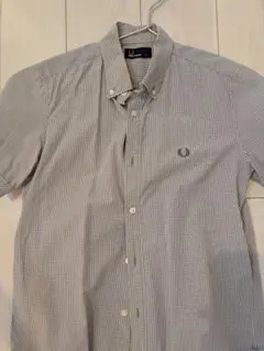 [24時間以内発送]FRED PERRY チェック柄 半袖シャツ S