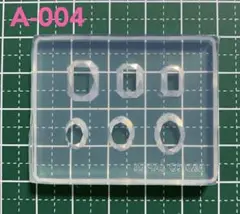 ネイルシリコンモールド オーバル　スクエアビジュー　A-004