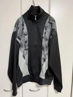 ネイビー HARE カタオシプリントベロアトラックジャケット ジャージ ネイビー HARE カタオシプリントベロアトラックジャケット ジャージ