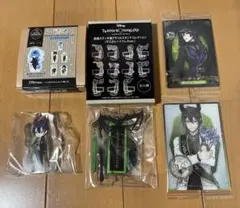 ツイステッドワンダーランド　マレウス・ドラコニア　アクスタ　カード　缶　5種類