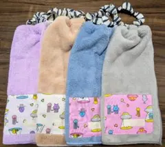 おりこうエプロン 4枚セット 一重 ネームタグ付 未確認飛行物体 おりこうタオル
