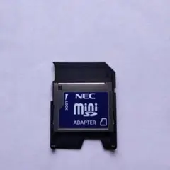 欠けあり NEC miniSD → SDカード 変換アダプター