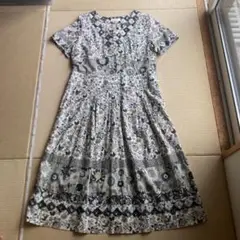 SCAPA スキャパ　リバティ　パッチワーク　ワンピース