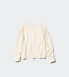 ユニクロ　メッシュクルーネックセーター