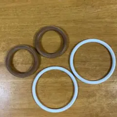 木製&プラスティック、リング