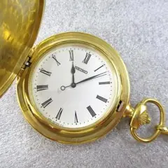 セイコー　懐中時計　7N21-0A00　クオーツ　SEIKO　18702614 SEIKO - セイコー 懐中時計 7N21-0A00 クオーツ 金色 SEIKO