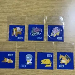 ポケモンデコキャラシール　ポケモンスリープ　7枚セット