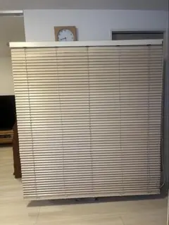 ベージュ・木製ブラインド 幅165cm