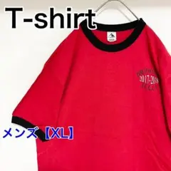 YAD49【US輸入】AUGUSTA　Tシャツ【メンズXL】小さめ　半袖　赤色