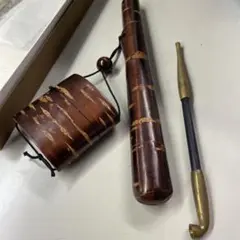 樺細工 煙管 工芸品 銅乱 煙管カバー