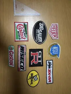 送料込 モーター系ワッペン　ヴィンテージ　USA製　9枚セット