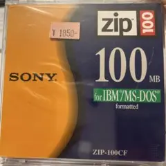 SONY Zip 100 MB IBM Formatted Zip Disks