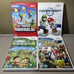 ⭐️24時間以内発送⭐️ Wiiソフトまとめ売り　4本セット　スマブラx マリカー