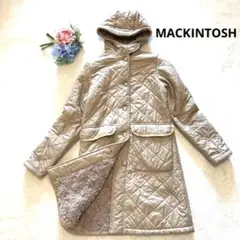 ✨美品✨マッキントッシュ XS ボアロングコート ベージュ フード付