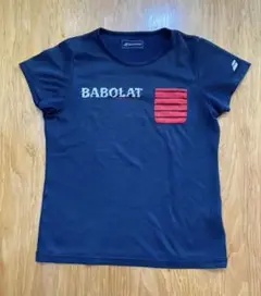 【訳あり】バボラ テニスTシャツ　レディース　Lサイズ　ネイビー色