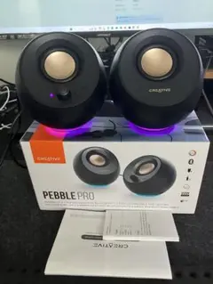 【美品】Creative Pebble Pro ブラック 新品同様
