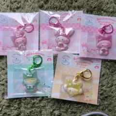 サンリオキャラクターズ ぷっくりアクリルキーホルダー 5個説得