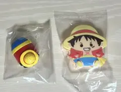 麦たまの一味 ルフィ クリップ/フィギュアセット