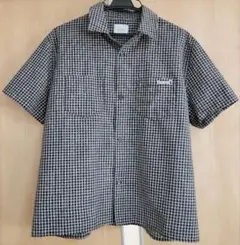 BLESSU半袖シャツ チェック柄　(黒)★完売品★
