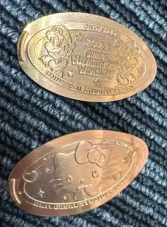 USJ 記念メダル　マリオ　キティ