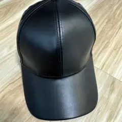 合皮革ベースボールキャップ　レザーキャップ