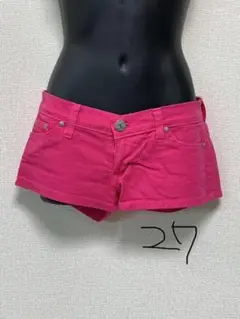 27.ネオンカラーピンクショーパン