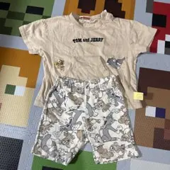 トムとジェリー Tシャツとショートパンツセット
