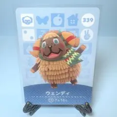 【住人】どうぶつの森 amiiboカード 339 ウェンディ アミーボ あつ森