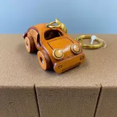 革 キーホルダー 可愛い車 手作り 革製品